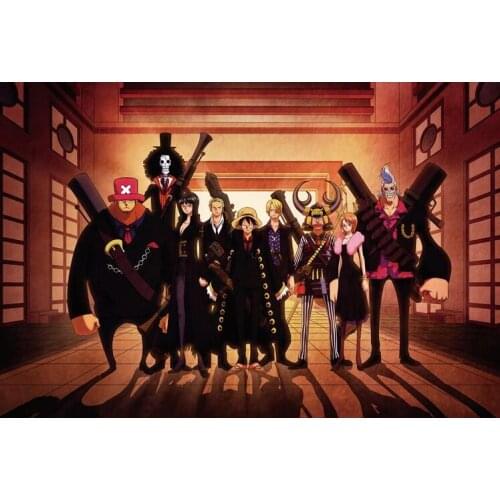 One piece The wooden puzzle 1000 pieces ersion jigsaw puzzle white card adult childrens educational toys