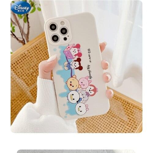 Disney Mobile Phone Case Side Cartoon Mickey for Iphone11/12pro/8/se/12mini/11pro/12 Mobile Phone Case Couple zz0630