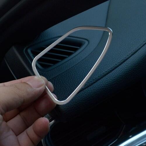 Car Dashboard Air Conditioning Outlet Frame Decoration Sticker Trim For Porsche Panamera 2017-18 LHD Interior Accessories