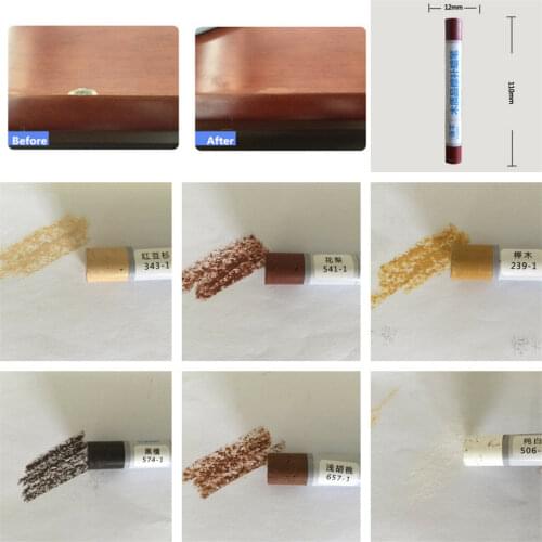 Furniture Crayon Repair Floor Doors Wood Wax Stick Touch Up Scratch Paint Pencil