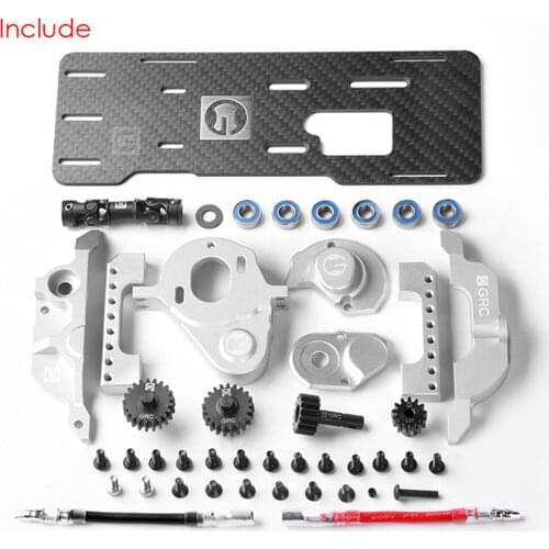​ Front Electric Motor Kit T4 Front-mounted Simulation V8 engine GRC TRX4 G2 Motor Pre-gear Box