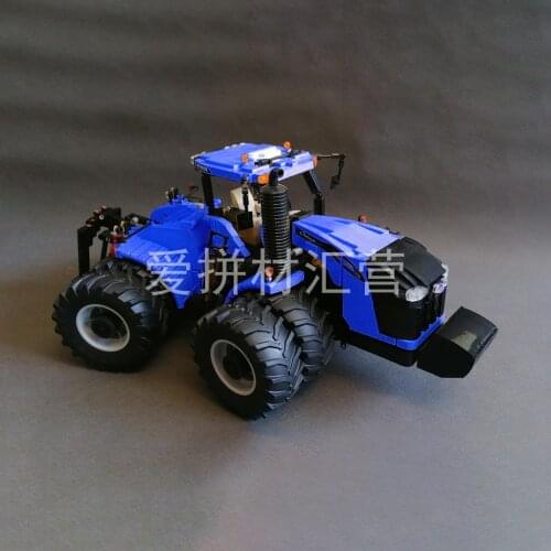 Legoins technology building block moc-30383 challenger mt965e 8 remote control tractor engineering vehicle assembly toy boy gift