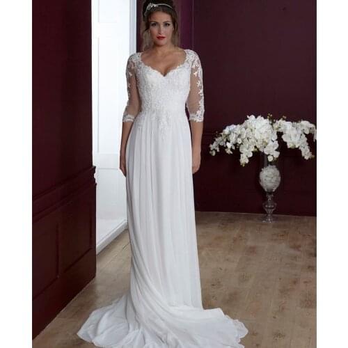 LOVEYING Chiffon Wedding Dresses