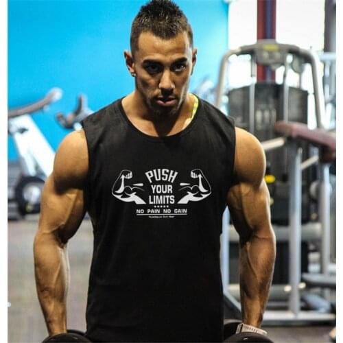 Muscleguys Fitness Tank Top Men Bodybuilding Stringer Tank Tops Summer Brand Gym Clothing Cotton Vest Running Sleeveless Shirt
