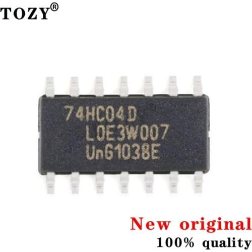10pcs / lot new origina 74hct04d six channel inverter chip logic chip