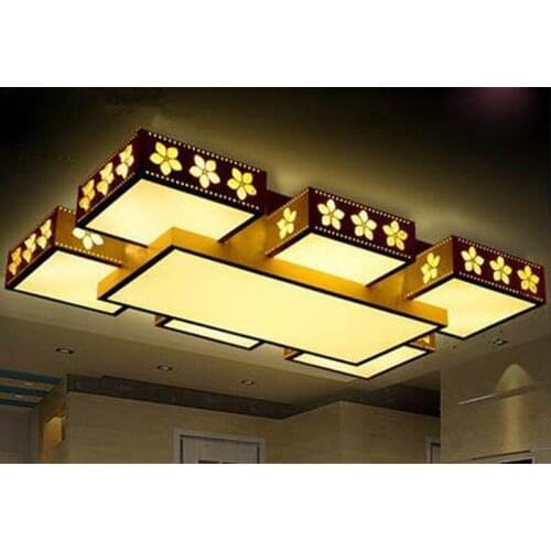 New Simple White Ceiling Light LED Ceiling Light Rectangular Living Room led Dimming Warm lamp Ceiling Light led lighting lamps