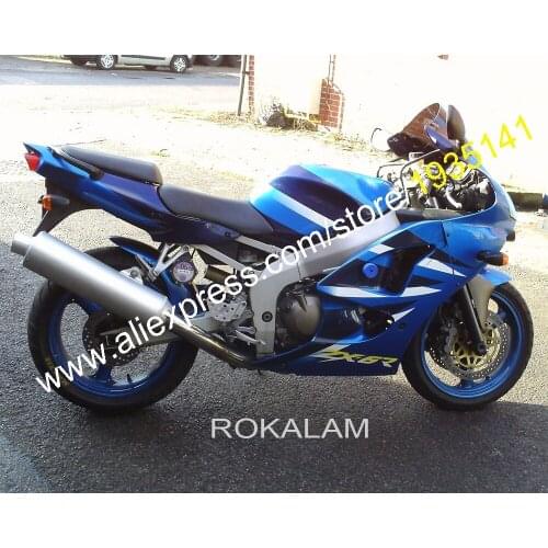 For Kawasaki NINJA ZX6R 00-02 ZX 6R 636 2000 2001 2002 ZX-6R Blue Sports Bike Motorcycle Fairing (Injection molding)