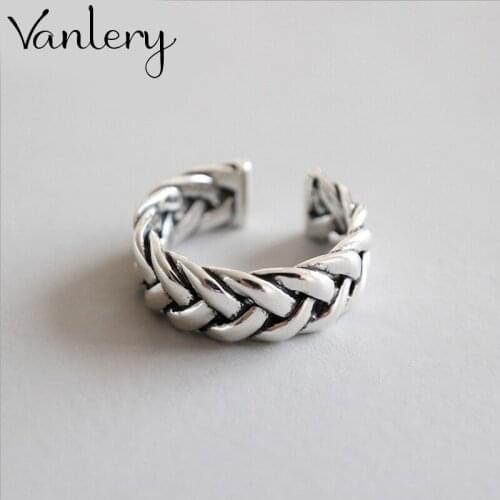 Romantic Charming Open twist Chains Ring for Women Vintage Boho Party Rings Gothic Punk Jewelry Gifts for Girls