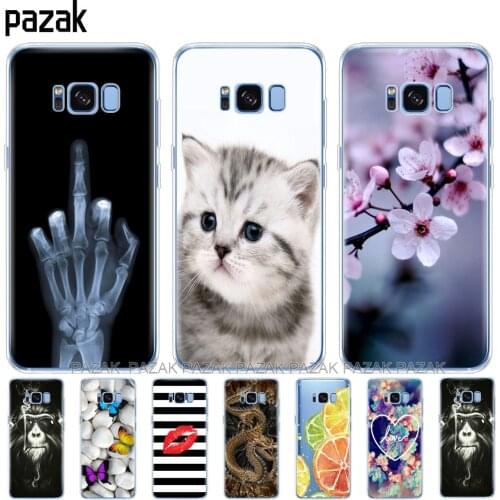 Silicone phone Case For Samsung Galaxy S8 / S8 PLUS Cases Cover For Samsung S8/S8 plus Phone shell new design