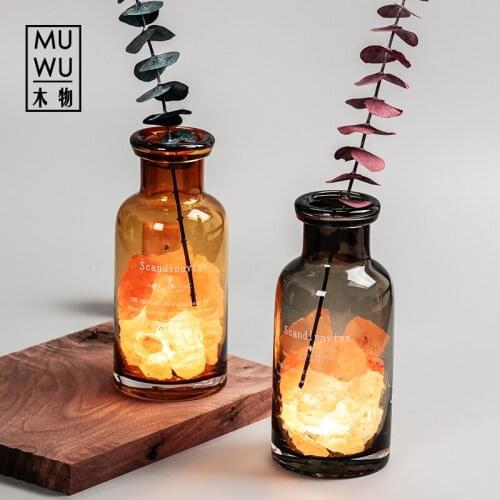Clear Glass Table Lamps for Living Room Crystal Bedroom Lights Decoration Modern Lampara Mesa De Noche Novelty Lamp BD50TL