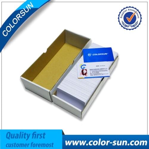 Inkjet PVC card printable pvc business cards for Epson printer without chips on high quality