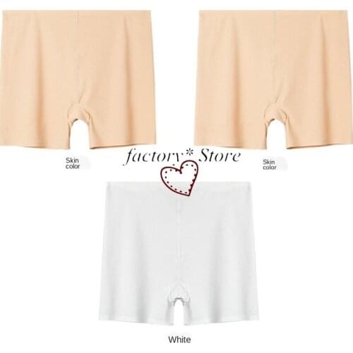 Panties Women Ice Silk Mesh Underwear Lace Seamless Thin Girl Priming Security Shorts Head Summer Outer Wear