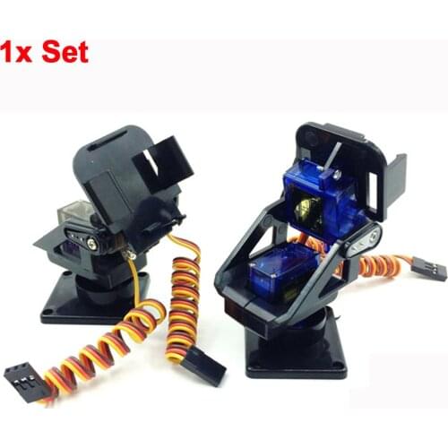 1 Set RC FPV Mini Servo SG90 Camera Platform Unassembled Gimbla Pan/Tilt Anti-vibration Camera Mount for Aircraft Plastic FPV