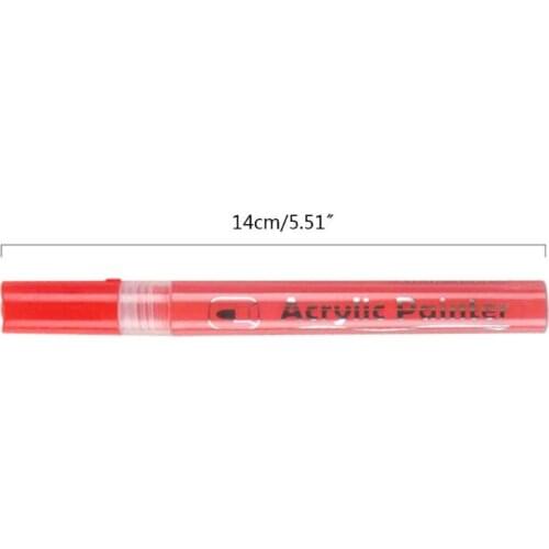4/8/12/15/24/36 Colors Acrylic Paint Marker Pen Detailed Marking for DIY Album K92C