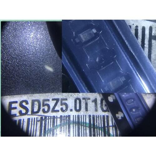 50PCS ESD5Z5.0T1G ESD5Z5.0T1 ESD5Z5.0 ESD5 Brand new and original chip IC