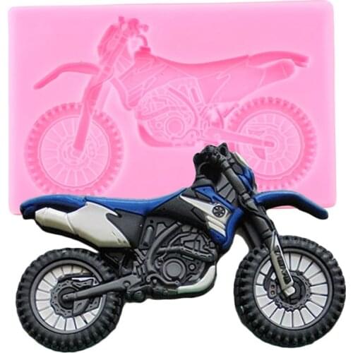 Aouke Motorcycle Cake Baking Silicone Mold Chocolate Mold Epoxy Resin DIY Cake Baking Jewelry Motorcycle Jewelry Silicone Mold