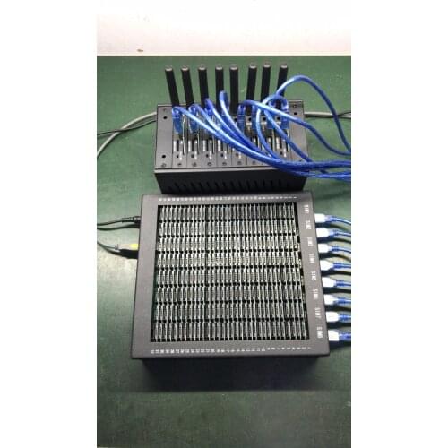 ATC Factory Hot Selling Products Low Price 256 Small Simbank Working with Modem Pool for Bulk Sms Sending