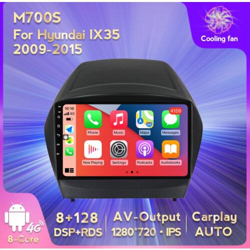 MEKEDE For Hyundai Tucson 2 LM IX35 2009-2015 Car Radio Multimedia Video Player Navigation GPS Android system 6+128G IPS DSP 4G