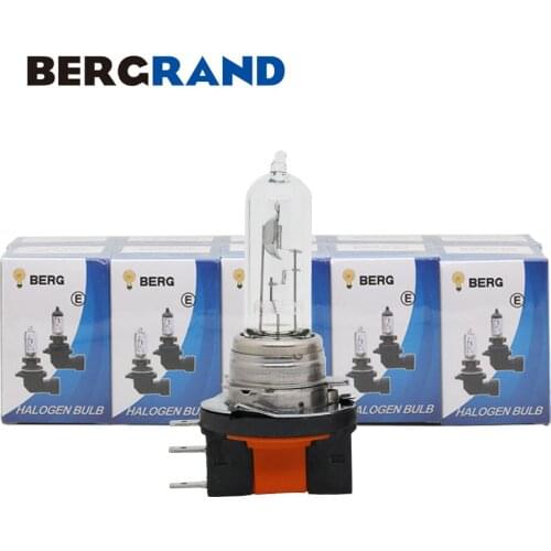 10PCS H15 Halogen Lamp 12V 15/55W Clear 3100K Headlight Bulb Daytime Running Light Hard Glass Car Light For Audi VW Golf Tesla