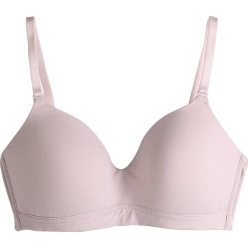 100% Silk Smooth Seamless Underwear Gathered Without Steel Ring Super Comfortable and Breathable Silk Bra