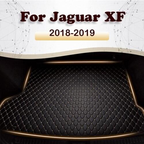 Car trunk mat for Jaguar XF station wagon 2018 cargo liner carpet interior accessories cover