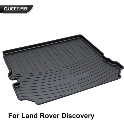 QUEES Custom Fit Cargo Liner Carpet Tray Floor Mat for Land Rover Discovery 3 LR3 / Discovery 4 LR4 / Discovery Sport