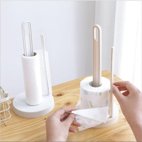 Hook Type Kitchen Roll Paper Towel Holder Storage Rack Sundries Organizer Home Storage Tools Cabinet Cupboard Tissue Shelf