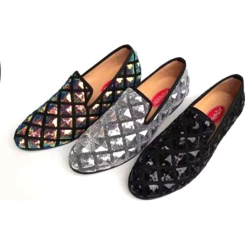 Man Breathable Stitching Style Casual Shoes Adults Fashion Lazy Loafers Men Driving Slip-On Doug Shoes Plus Size 5.5-13.5