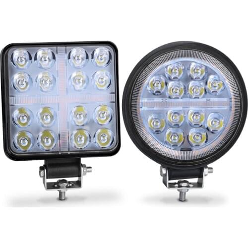 LED Work Light 12V/24V Car Assembly Spotlight Auxiliary Headlight Work Light Bar For Truck Offroad SUV Jeep Boat Flashing Lights