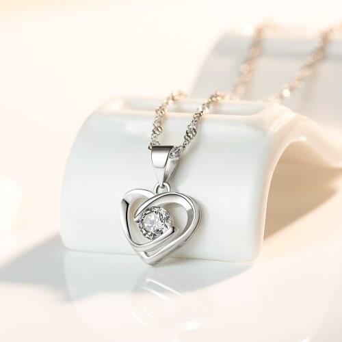 925 Silver Necklace, with your ladies' gift in mind, fashion new jewelry