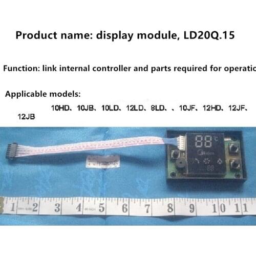 Suitable for Midea household gas water heater accessories JSQ20-10WH5C/JSQ22-12HD/12WH5C display key board