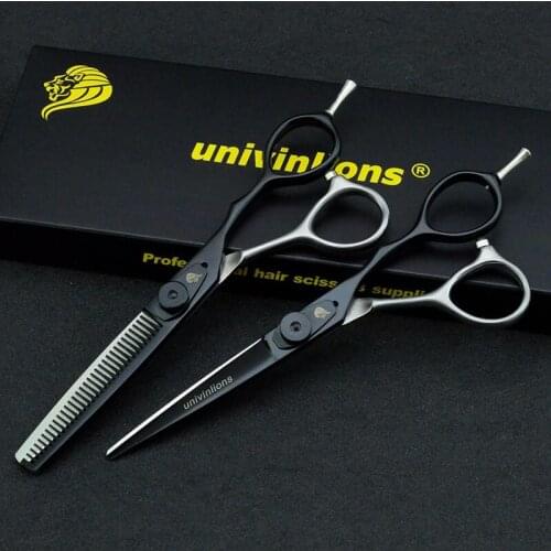 5.5" professional barber thinning scissors japan hair scissors hairdressing salon hot shears sale toothed scissors haircut kit