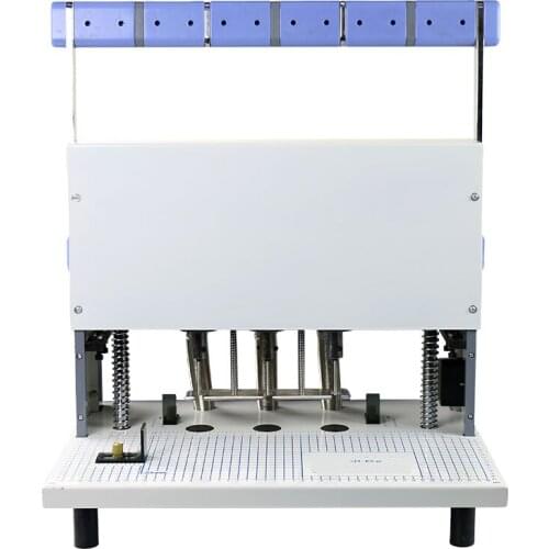 Three-Hole Electric Hollow Drill Punching Machine Automatic Heavy-Duty Punching Machine Grid Positioning Punching XD-KS40 220v