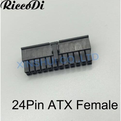 10PCS 18P/20P/22P/24P Molex 4.2 Pitch Plastic Shell Connector Connector Plug Computer ATX Power Car 5777 Black