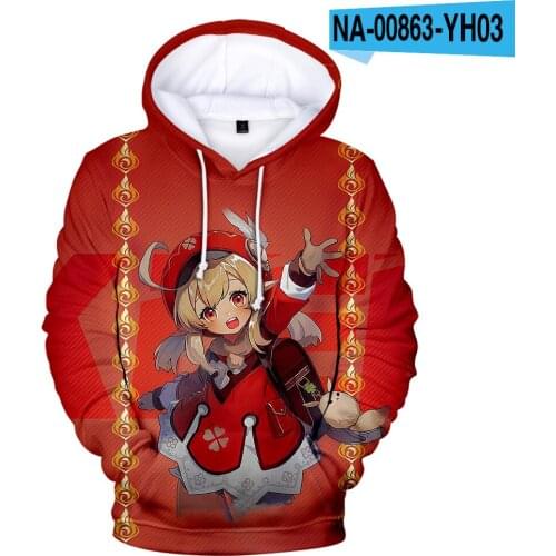 Anime Genshin Impact Hooded Sweatshirt Cosplay Costume Unisex 3D Printed Long Sleeve Loose Hoodies & Sweatshirts XXS-4XL C35M99
