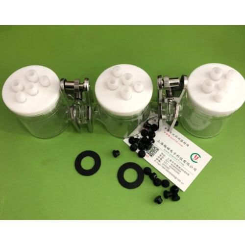 Triple H-shaped sealed electrolytic cell 100ml monomer 50ml H-shaped electrolytic cell