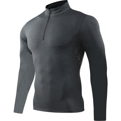 Comfortable Mens Compression Shirt Fitness Beauty Exercises Long Sleeves Running Gym T Shirt Football Basketball Sports Tights