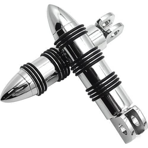 Aftermarket free shipping motorcycle parts Chrome Front FootPeg For Kawasaki Vulcan 1500 1600 800 Ninja 250 ZX6R ZX10r ZX-12R