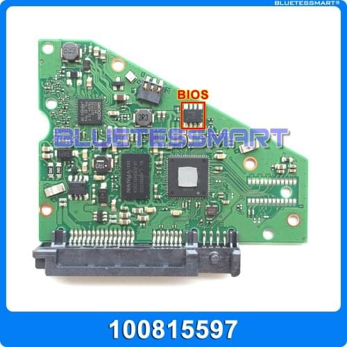 Hard drive parts PCB board 100815597 REV D for Seagate 3.5 SATA hdd data recovery, 100% instead of 100815595, same funciton