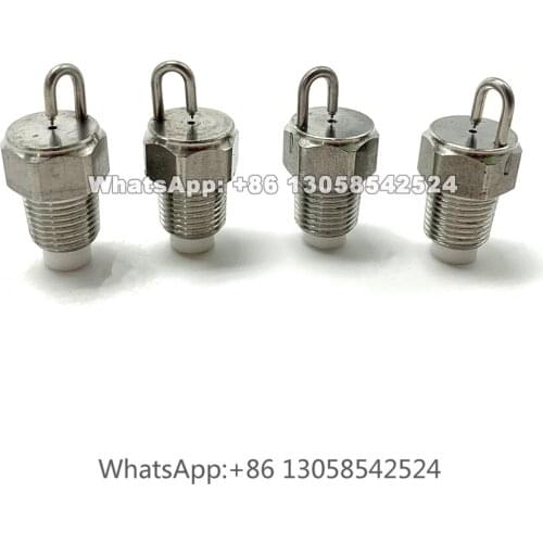 1/8” & 1/4” Rubine Pin Fine Mist Spray Nozzle, Humidification Atomizing Nozzle, High Pressure Anti Drip Misting Nozzle