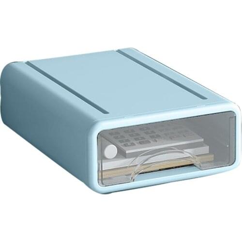 1 Pcs Desktop Storage Drawer Plastic Universal Cosmetic Drawer Organizer Container Portable Tabletop Stationery Organizer Box