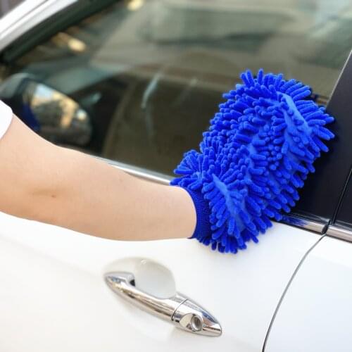 1pc Car Home Wash Gloves For Hyundai ix35 iX45 ix20 iX25 i10 i20 i30 i40 HB20 Sonata Verna Solaris Elantra Accent