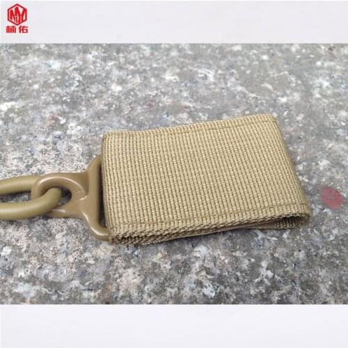 1PCS Outdoor Equipment High-Quality Elastic Anti-Lost Tactical Stretch EDC Anti-Theft Key Hanging Retractable Buckle