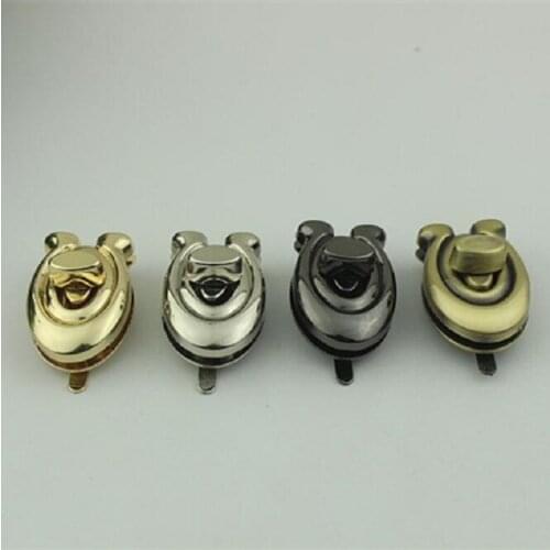 10pcs / lot) Luggage Handbag Hardware Accessories Metal Switch Lock Buckle