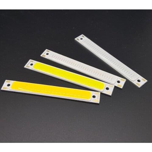 10pcs 3v 3w L60x8mm red light blue light cold white cob led module 70lm COB strip