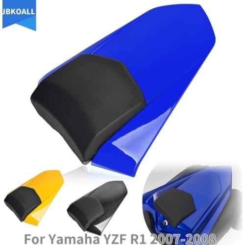 2008 YZF-R1 Motorcycle Rear Pillion Passenger Hard Seat Cover Cowl Fairing for Yamaha YZF R1 2007 Motorbike Parts