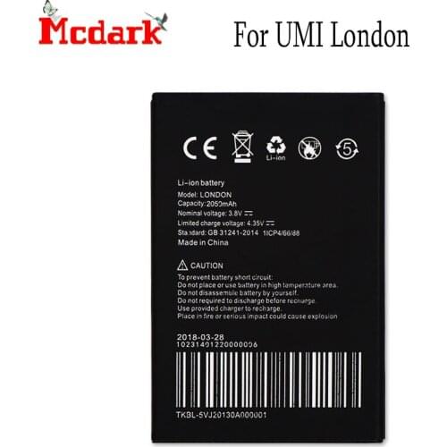 For UMI London Battery Batterie Bateria Accumulator AKKU 2050mAh+Universal Charger