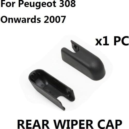Car Auto Styling Accessories Car Rear Wiper Arm Washer Cap Nut Cover For Peugeot 308 Hatchback Onwards 2007 New