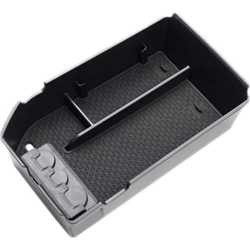 Car Center Console Organizer Storage Box Interior Accessories Interior Armrest Storage Box for Hyundai Tucson 2019