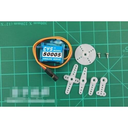 CYS S0005 5g lighter weight plastic gear servo apply F3P KT machine RC airplane